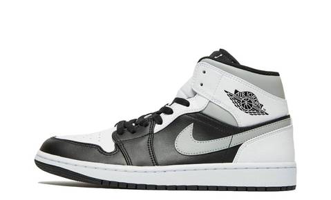 Jordan 1 Mid White Shadow GS