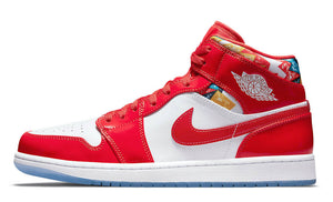 Jordan 1 Mid Barcelona Red